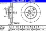 ATE Disc frana ATE 24012101051 (24012101051)