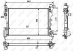 NRF Radiator, racire motor NRF 53981 (53981)