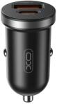 XO CC56 autós gyorstöltő (PD + QC töltés) 30W (Fekete)