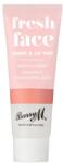 Barry M Fresh Face Cheek & Lip Tint 2 az 1-ben hidratáló és bőrélénkítő pirosító és rúzs 10 ml árnyék Peach Glow