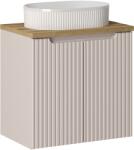 Comad Készlet szekrény Comad Nova Cashmere NOVA CASHMERE 82-60-2D, mosdótál Comad Beyond BEYOND 5 WHITE ( E-6564 ), NOVA OAK A 89-60 (SETNOCBOAK60CMDUNBEYOND5WH)