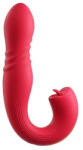 HoneyPlayBox - JOI Thrust 2 Pressure Sensing App Controlled Thrusting G-spot Vibrator & Tongue Clit Licker Red