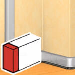 Legrand 011115 DLP alumínium végzáró 50x105mm (011115)