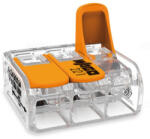 Wago 221-613 vezeték összekötő sodrott 3-as, átlátszó 6mm2 (221-613)