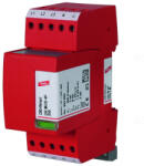 DEHN 953405 3. típusú túlfeszültség-korlátozó DEHNrail M 4-pólusú 255 V-hoz ipari elektronikához távjelző érintkezővel DR M 4P 255 FM (953405) - daniella