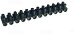 Tracon Flex. nyomólemezes sorozatkapocs, H profil, 12tag, fekete 6mm2 SF10A-H-L Tracon Tracon (SF10A-H-L)