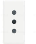 Legrand BTICINO Axolute HD4113 2P+F csatlakozóaljzat (olasz) 1 modulos (GYV) biztonsági zsalus, 10A hófehér (HD4113)
