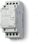 Finder 22.34. 0.230. 4340 Installációs mágneskapcsoló, kontaktor, 25A (AC-7a), 4NO, 230V AC/DC, On-Auto-Off kapcsoló + mechanikus állapotjelzés + LED (22.34.0.230.4340)