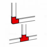 Legrand 638024 T-elem DLP S 85x50mm csatornához (638024)