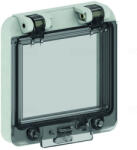 Bals modul előlap, felhajtható, 4 modul, érintésvédelem és sín nélkül Bals 5891 (5891)