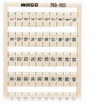Wago 793-666 WMB multi-jelölőrendszer, vízszintes 1-50 fehér (793-666)