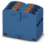 Phoenix Contact Elosztóblokk PTFIX 6X2, 5 BU, 0, 14-4mm2, 24 A 450 V NS 35/7, 5, NS 35/15, rugós csatlakozás, 3273266 (3273266)