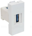 KOPOS Quadro moduláris USB aljzat (1 modulhely), QD 45X22.5-USB HB Kopos (QD 45X22.5-USB_HB)