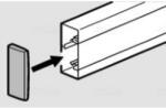 Legrand Leg. 638025 Végzáró elem DLP-S 85x50 mm csatornához (638025)