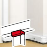 Legrand 075676 DLP T- elágazó elem bepattintható kábelcsatornához, elágazást biztosít 105x50 mm csatornákhoz, 145x50 mm, fehér (075676)