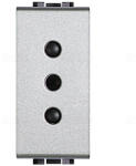 Legrand BTICINO Light NT4113 2P+F 1mod aljzat olasz (GYV) 10/16A fehér (NT4113)