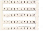 IMO Sorkapocs jelölő címke SK MT5-1-10 5x5 mm, fehér, 1-10 nyomtatott (MT5-1-10)