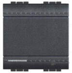 Legrand BTICINO LL váltókapcsoló 2 mod. antracit L4003M2N (L4003M2N)