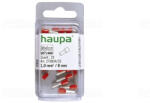 Haupa Érvéghüvely szigetelt 1, 0/ 8 piros 270804/25 SmallPack Haupa (25db/bliszter) (270804/25)