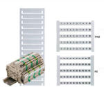 Weidmüller Sorkapocs jelölő szám 31-40 fehér DEK 5 FWZ 31-40 0523060031 Weidmüller (0523060031)
