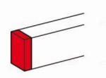 Legrand 011189 DLP alumínium végzáró 65x150mm (011189)
