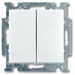 ABB Basic55 2006/6/6 UC-94-507 Kettős váltókapcsoló keret nélkül, hófehér 2CKA00101202144 ABB (2CKA00101202144)