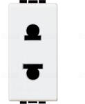 Legrand BTICINO Light N4125S 2P csatlakozóaljzat (euro-amerikai) 1 modulos 16A 127/250V fehér (N4125S)