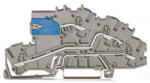 Wago 2003-7641 Többemeletes installációs sorkapocs4 -mm2 csúsztatható N bontó, szürke (2003-7641)