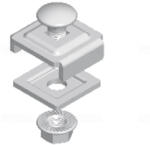 BAKS USSN/USSO rácsos kábeltálca összekötő 28x24mm 900201 (900201) - daniella