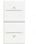 Legrand Axolute dupla nyomógomb 1 mod, fehér, reteszelt HD4037 (HD4037)
