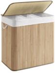 Artool Cos rufe, 3 compartimente, bambus, natur, 150 L, 60x40x61.5 cm, Artool GartenVIP DiyLine (2443_1)