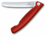 Victorinox Cuțit pliabil pentru fructe și legume - lamă netedă Swiss Classic, roșu
