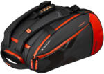 NOX Luxury Open Series Black/Red Padelbag Táska teniszütőhöz