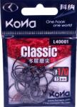 Iron Claw Kona L40001 BN Classic Worm / offset horog / méret 1/0 / 15db (8920310)
