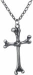 Leather & Steel Fashion Colier cu pandantiv CLAVICLE CROSS - LSF4 84
