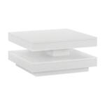Mobikon Masuta de cafea HDF alb Mandy 70x70x34 cm (0000365704) Masa de cafea