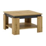 Mobikon Masuta de cafea HDF stejar artisan grafit Lejsy 68x68x41 cm (0000365706) Masa de cafea