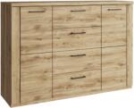 Mobikon Comoda MDF/DTD stejar navarra Dorsi 135x41x 94.6 cm (0000358664) Comoda