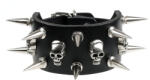Leather & steel fashion Гривна Skull - LSF1 02