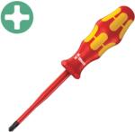 Wera surubelnita Phillips cu fanta VDE PH S PlusMinus 1 80 mm WERA 162 iS cu tija cu diametru redus si maner Kraftform antirostogolire pentru borne inguste si aparataj modular 05006455001 (WR05006455001) Surubelnita