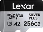 Lexar Silver Plus microSDXC 256GB CL10/U3/A2/V30 (LMSSIPL256G-BNANG)