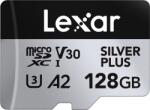 Lexar Silver Plus microSDXC 128GB UHS-I/U3/V30 (LMSSIPL128G-BNANG)
