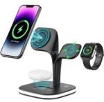 Boost YM-UD22 5-in-1 15W vezeték nélküli töltő adapter (fekete) (YM-UD22_BLACK) (YM-UD22_BLACK)