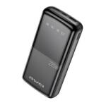 Awei p13k vésztöltő 2 usb+type-c aljzat (20000mah, 22.5w, pd gyorstöltő, led kijelző) fekete (P13K) - rufusz