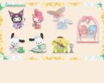 MINISO Cutie cu figurina surpriza MINISO, seria Sanrio Rhyme Flower Collection Blind Box, Mai multe modele (2015857710109) Figurina