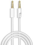 Dudao cable AUX mini jack 3.5mm 1m 3 pole stereo white (L12S white) - vexio