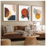 Asir KÉSZLET 3x Kép képkeretben 50x70 cm színes 693BSE1518 (AS1986)