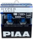 PIAA Hyper Arros 5000K H4 + 120% ragyogó fehér fény, 5000K színhőmérséklet, 2 db (HE-920)