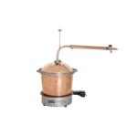 ANR DES Illóolaj Lepárló - 10 L, Elektromos Fűtéssel, Átfolyós Hűtővel