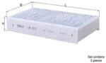 MAHLE Filtru, aer habitaclu MAHLE LAK873S (LAK873S)